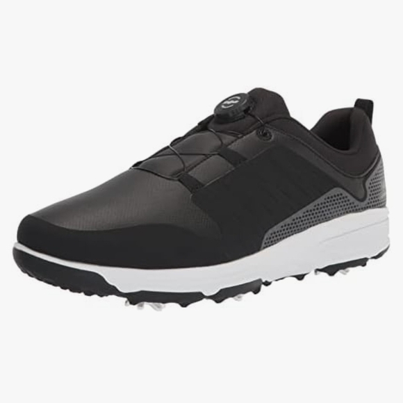 Skechers Torque Twist Black/White Waterproof Golf Spike Shoe Dial Fit M 11 main image 8
